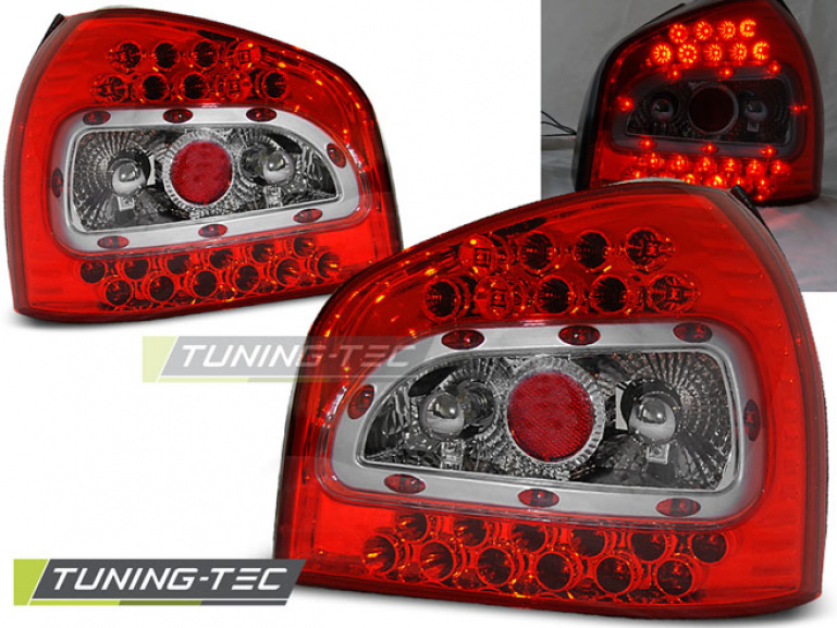 LED Upgrade Design Rückleuchten für Audi A3 8L 96-00 rot/klar