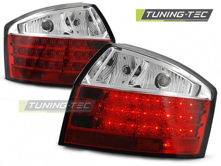 LED Upgrade Design Rückleuchten für Audi A4 B6 (8E) 00-04 rot/klar