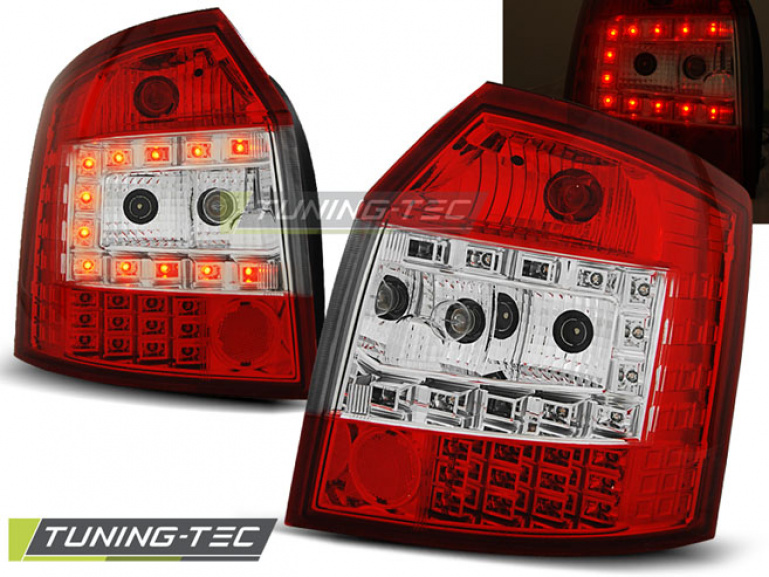 LED Upgrade Design Rückleuchten für Audi A4 B6 (8E) Avant 00-04 rot/klar