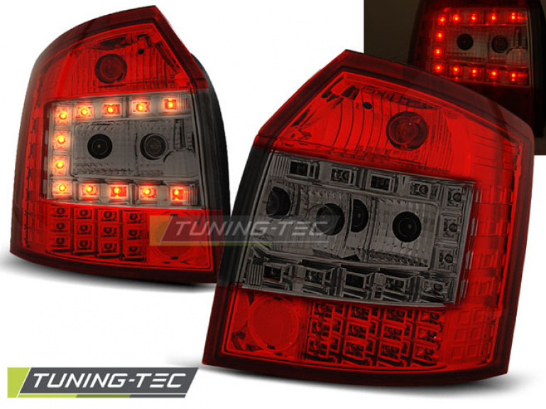 LED Upgrade Design Rückleuchten für Audi A4 B6 (8E) Avant 00-04 rot/rauch
