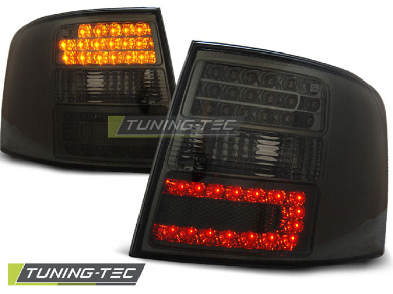 LED Upgrade Design Rückleuchten für Audi A6 4B (C5) Avant 97-04 schwarz/rauch mit LED Blinker