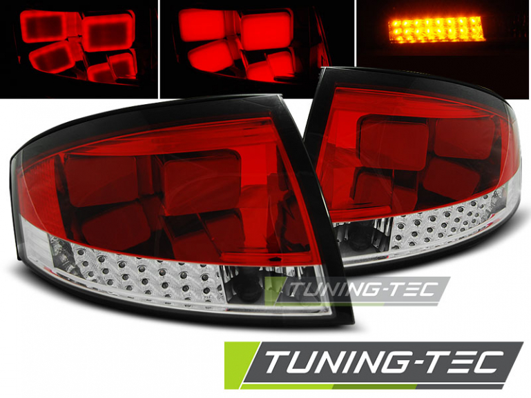 LED Upgrade Design Rückleuchten für Audi TT 8N 99-06 rot/klar