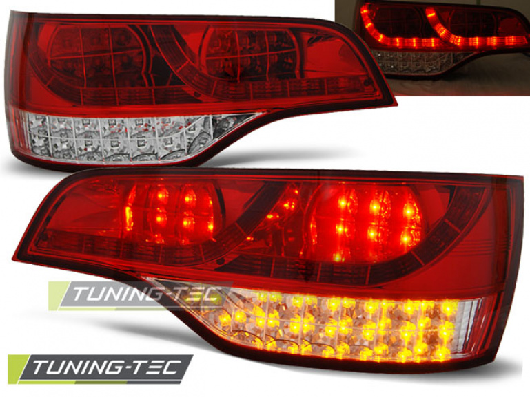 LED Upgrade Design Rückleuchten für Audi Q7 (4L) 06-09 rot/klar