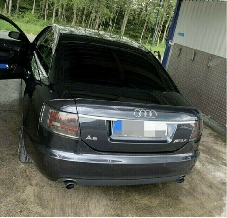 LED Upgrade Design Rückleuchten für Audi A6 4F (C6) 04-08 schwarz/rauch (7-Pin)