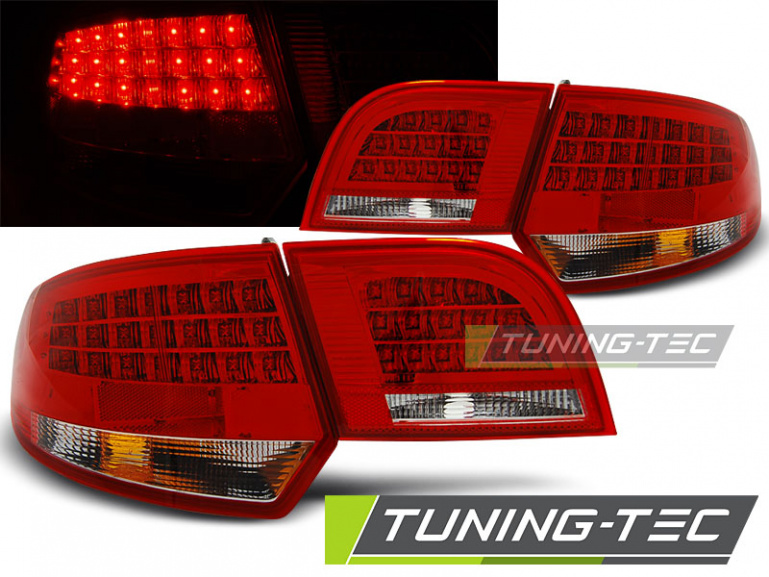 LED Upgrade Design Rückleuchten für Audi A3 8P Sportback 04-08 rot/klar