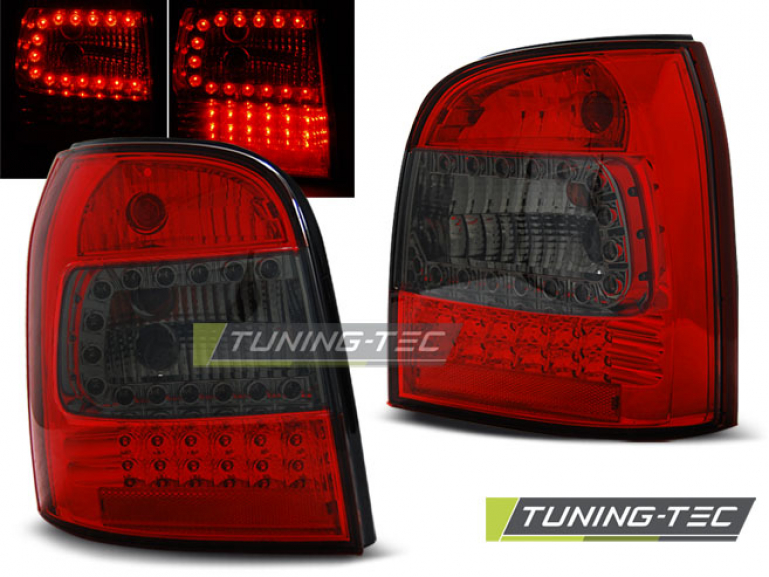 LED Upgrade Design Rückleuchten für Audi A4 B5 Avant 94-01 rot/rauch