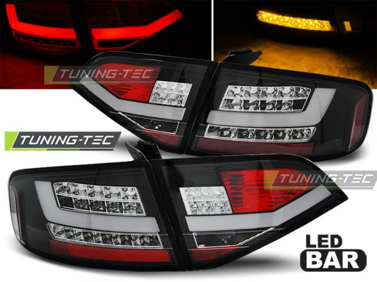 LED Lightbar Design Rückleuchten für Audi A4 B8 (8K) Limousine 08-11 schwarz