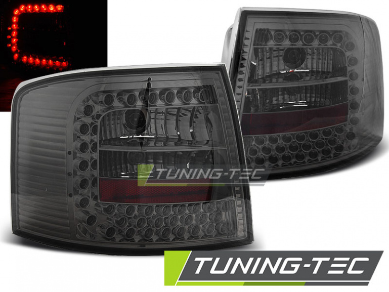 LED Upgrade Design Rückleuchten für Audi A6 4B (C5) Avant 97-04 schwarz/rauch