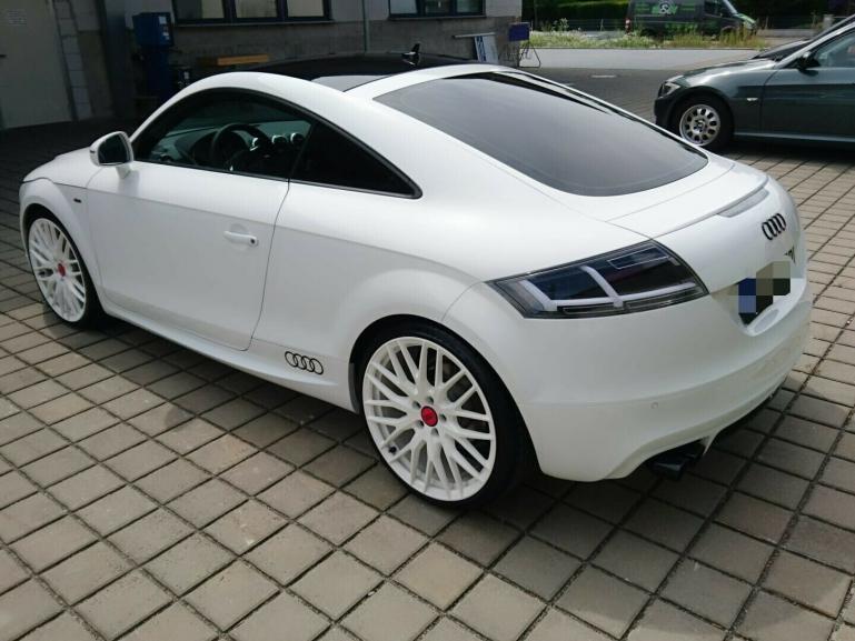 Voll LED Lightbar Design Rückleuchten für Audi TT 8J 06-14 schwarz mit dynamischem Blinker