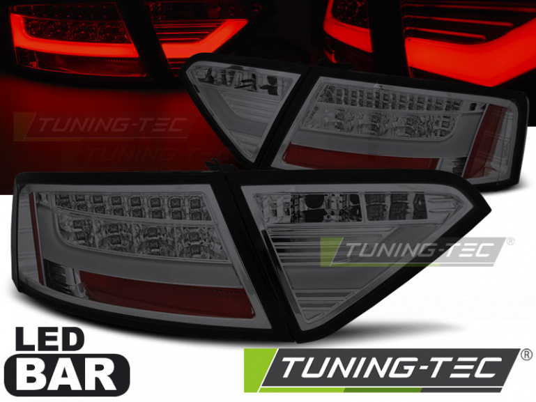 LED Lightbar Design Rückleuchten für Audi A5 07-11 rauch