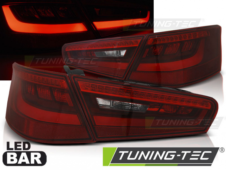 LED Lightbar Design Rückleuchten für Audi A3 8V 12-16 rot/rauch