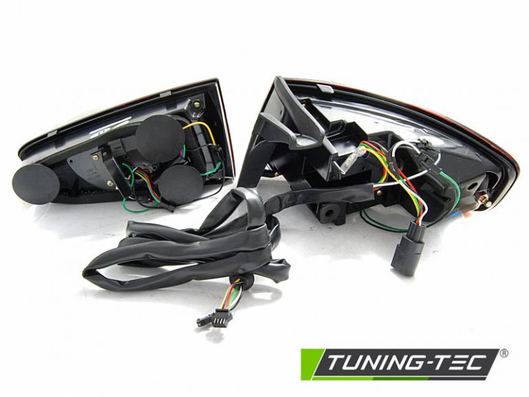Voll LED Lightbar Design Rückleuchten für Audi A4 B8 (8K) Facelift Limousine 12-15 schwarz/rauch mit dynamischem Blinker
