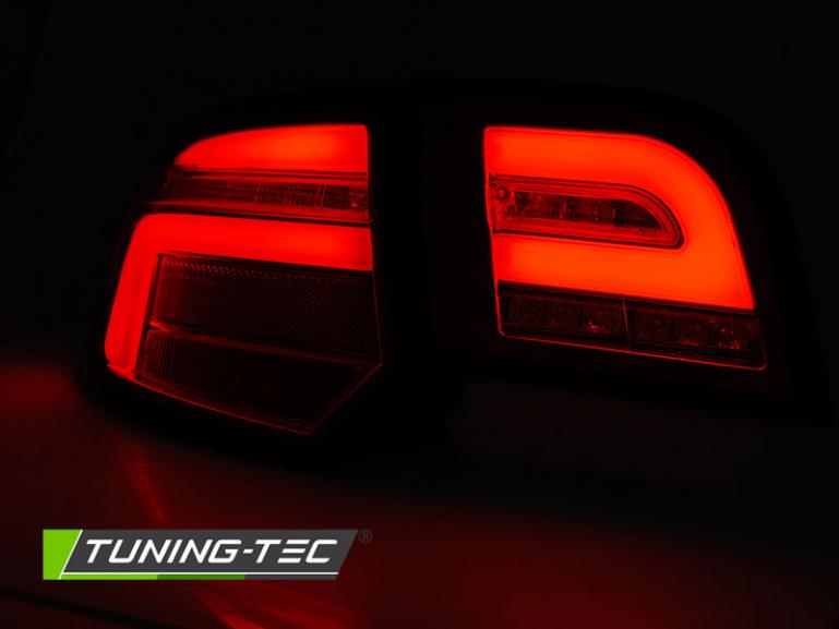 Voll LED Lightbar Design Rückleuchten für Audi A3 8P Sportback 08-12 rot/chrom mit dynamischem Blinker