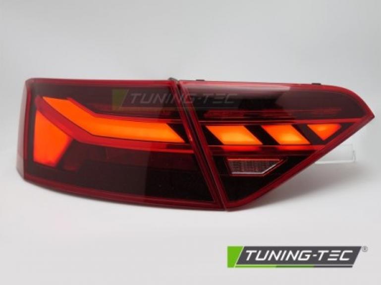 Preview: Voll LED Upgrade Design Rückleuchten für Audi A5 Facelift 11-16 rot/rauch mit dyn. Blinker