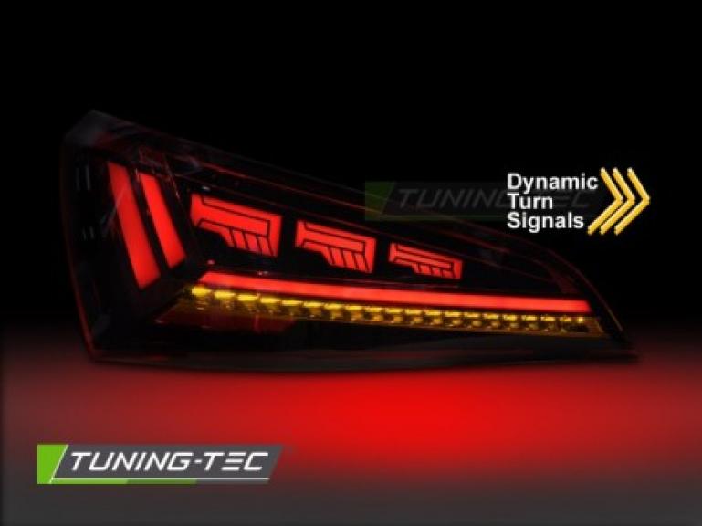 Preview: VOLL LED Upgrade Design Rückleuchten Set passend für Audi Q5 (8R) 08-12 rot mit dynamischem Blinker