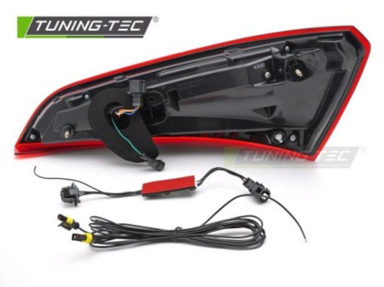 Preview: VOLL LED Upgrade Design Rückleuchten Set passend für Audi Q5 (8R) 08-12 rot mit dynamischem Blinker