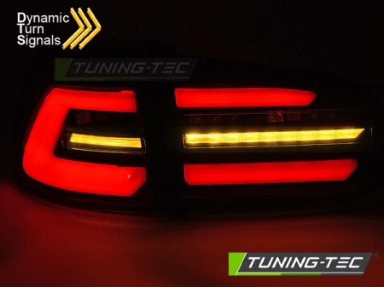 Preview: VOLL LED Upgrade Design Rückleuchten Set passend für VW Golf 7 Facelift (VII) Variant (Kombi) 17-19 schwarz/rauch mit dynamischem LED Blinker