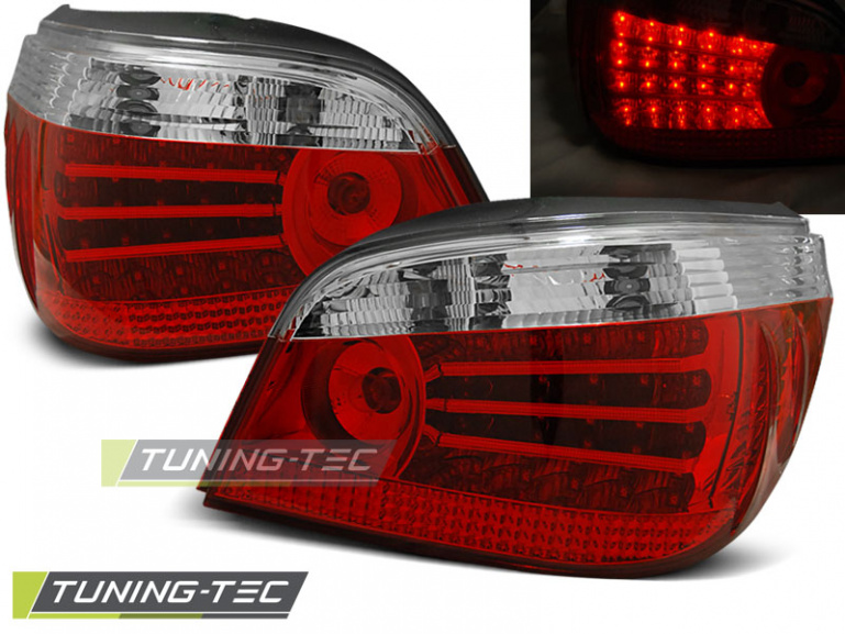 LED Upgrade Design Rückleuchten für BMW 5er E60 Limousine 03-07 rot/klar