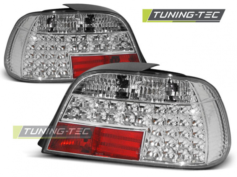 LED Upgrade Design Rückleuchten für BMW 7er E38 94-01 chrom