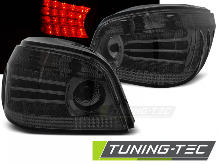 LED Upgrade Design Rückleuchten für BMW 5er E60 Limousine 03-07 rauch