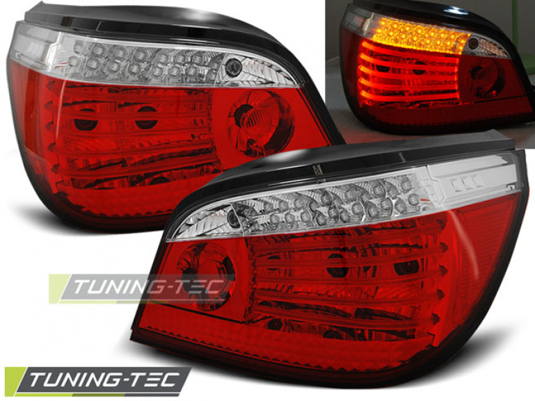 LED Upgrade Design Rückleuchten für BMW 5er E60 Limousine 03-07 rot/klar