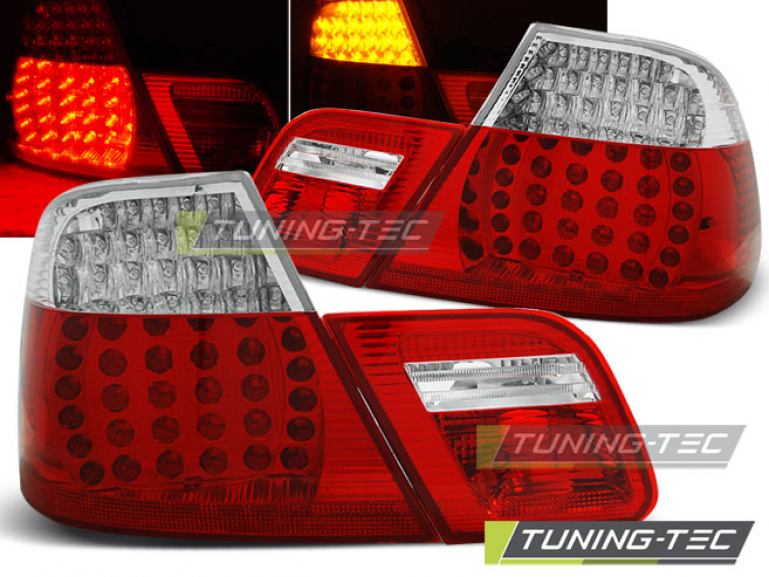 LED Upgrade Design Rückleuchten für BMW 3er E46 Coupe 99-03 rot/klar