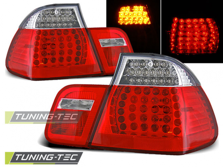 LED Upgrade Design Rückleuchten für BMW 3er E46 Limousine 01-05 rot/klar