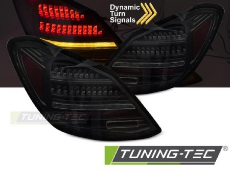VOLL LED Upgrade Design Rückleuchten Set für Mercedes Benz C-Klasse W205 14-21 schwarz/rauch mit dyn. Blinker