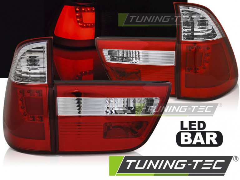 LED Upgrade Design Rückleuchten für BMW X5 E53 99-03 rot/klar