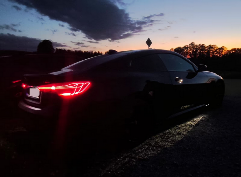 LaserLINE VOLL LED Rückleuchten Set passend für BMW 4er G22/G23 Coupe/Cabrio 20+  kirschrot mit dyn. Blinker