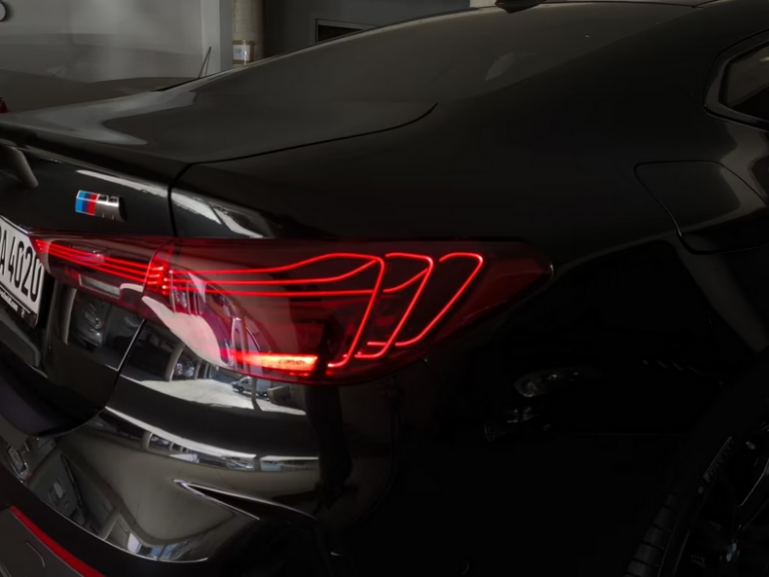 LaserLINE VOLL LED Rückleuchten Set passend für BMW 4er G22/G23 Coupe/Cabrio 20+  kirschrot mit dyn. Blinker