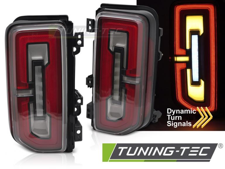 VOLL LED Upgrade Design Rückleuchten Set für Ford Bronco 21+ rot/grau mit dyn. Blinker