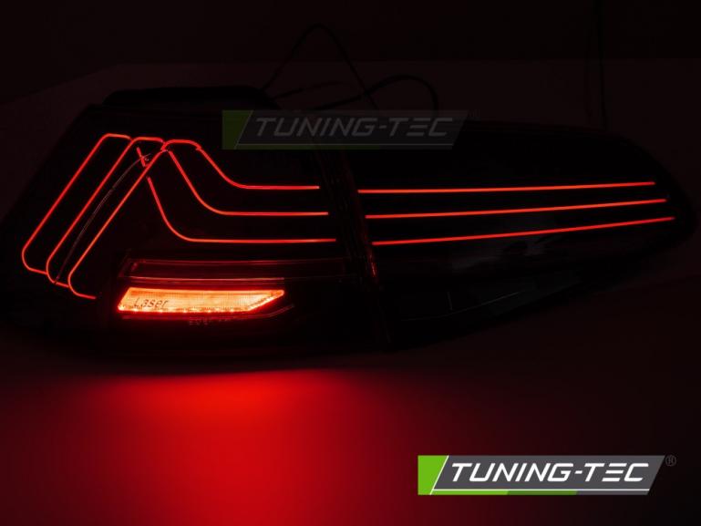 LaserLINE VOLL LED Rückleuchten Set für VW Golf 7 (VII) 13-19 schwarz/rauch mit dyn. Blinker