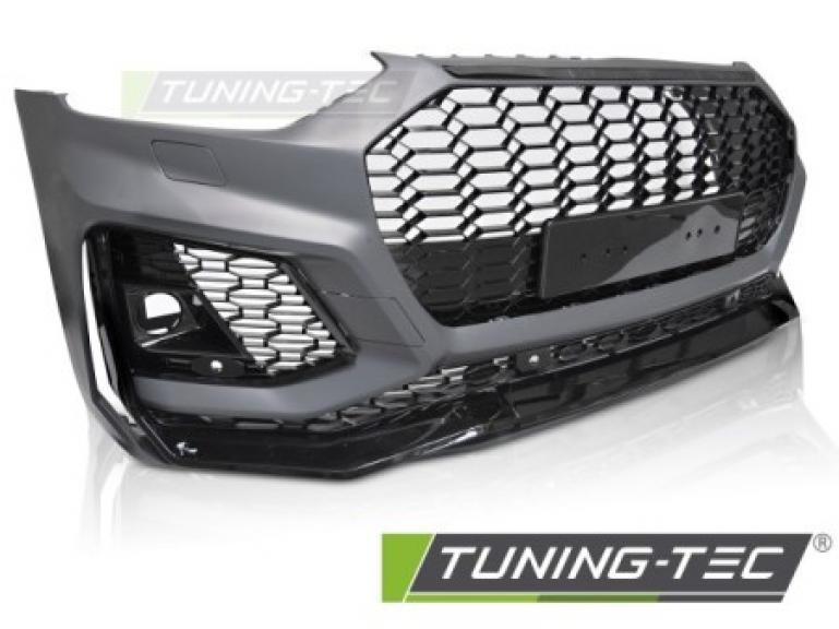 Upgrade Frontstoßstange Sport für Audi Q5 20-24 inkl. Zubehör in Hochglanz schwarz