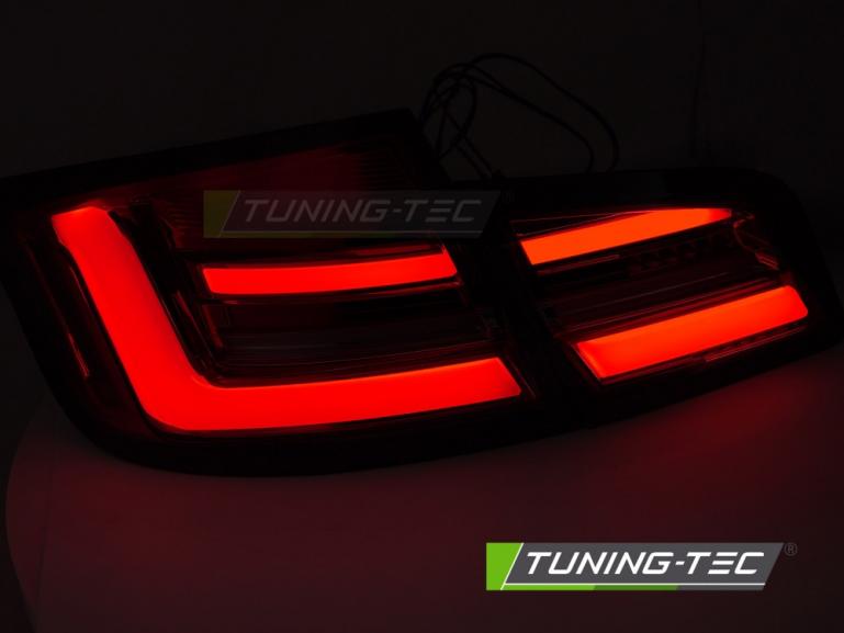 Preview: VOLL LED Lightbar Design Rückleuchten Set für BMW 5er F10 10-13 schwarz/klar mit dyn. Blinker