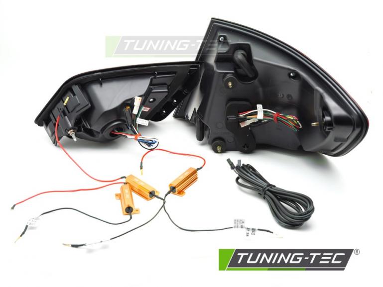 Preview: VOLL LED Lightbar Design Rückleuchten Set für BMW 5er F10 10-13 schwarz/klar mit dyn. Blinker