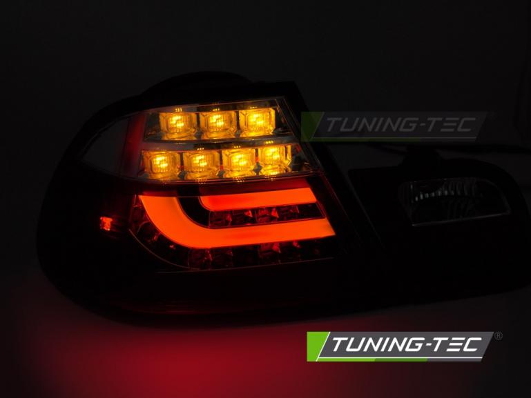 Preview: LED Upgrade Design Rückleuchten passend für BMW 3er E46 Coupe 99-03 Schwarz mit statischem Blinker