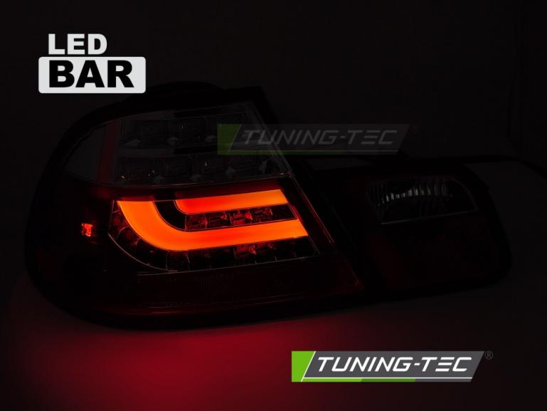 Preview: LED Upgrade Design Rückleuchten passend für BMW 3er E46 Coupe 99-03 Rot/Rauch mit statischem Blinker