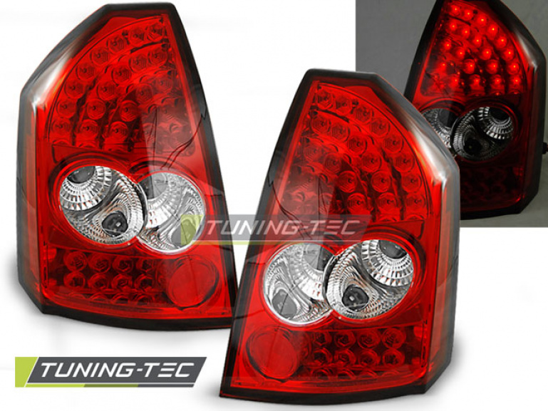 LED Upgrade Design Rückleuchten für Chrysler 300C Limousine 05-08 rot/klar