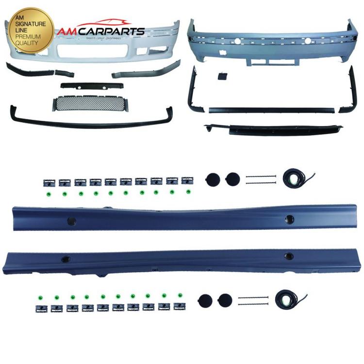 Upgrade Sport Design Bodykit für BMW 3er E36 Limo, Coupe, Cabrio, Touring 90-99 Front + Heck + Seite