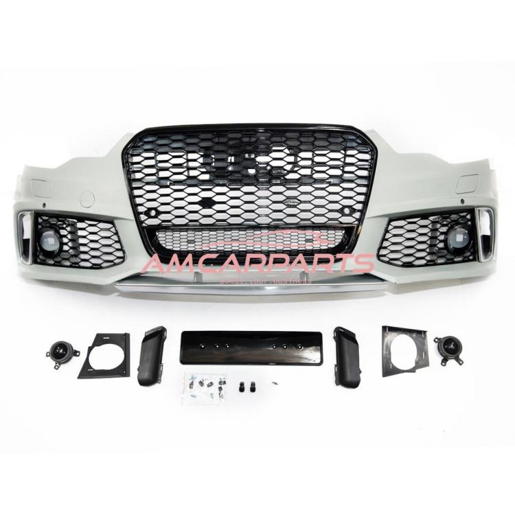 Upgrade Sport Design Frontstoßstange Komplett-Set für Audi A6 C7 (4G) Lim./Avant 10-14 mit PDC + SRA