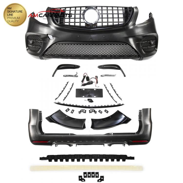 Upgrade Sport Design Bodykit für Mercedes Benz Vito / V-Klasse W447 14-20 Front + Heck + Grill