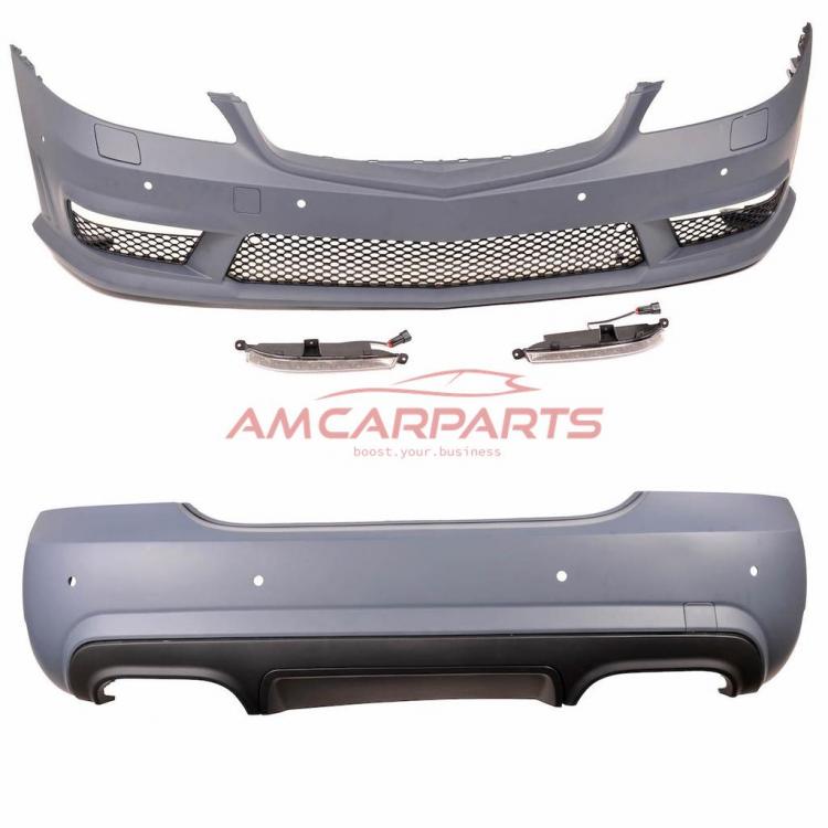 Upgrade Sport Design Bodykit für Mercedes Benz S-Klasse W221 05-13 Front + Heck + Tagfahrlicht