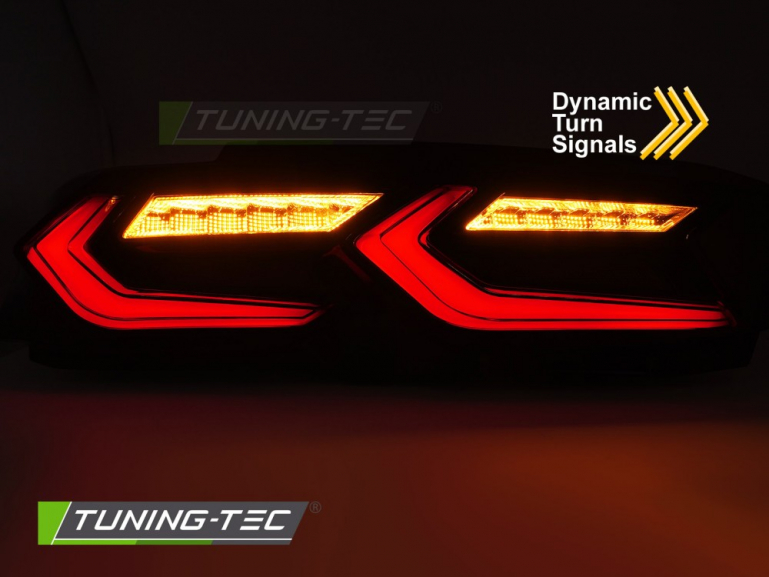 VOLL LED Upgrade Design Rückleuchten Set für Chevrolet Camaro 19-23 schwarz/rauch mit dyn. Blinker