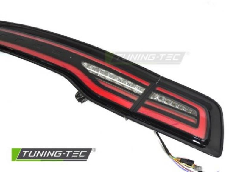 Preview: VOLL LED Rückleuchten Set für Dodge Charger LX II 11-15 schwarz/rot mit dyn. Blinker + Willkommensfunktion.