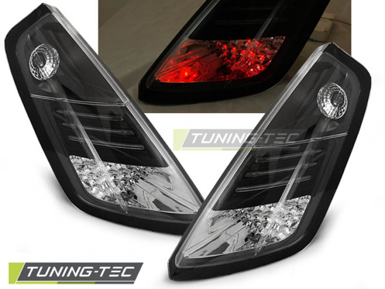 LED Upgrade Design Rückleuchten für Fiat Grande Punto 05-09 schwarz
