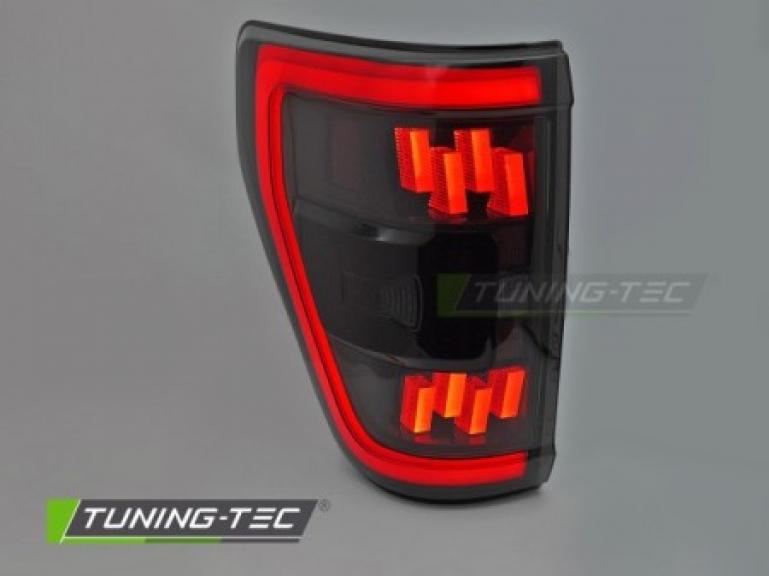 VOLL LED Upgrade Design Rückleuchten Set passend für Ford F150 MK14 20-23 schwarz/rauch mit dyn. Blinker