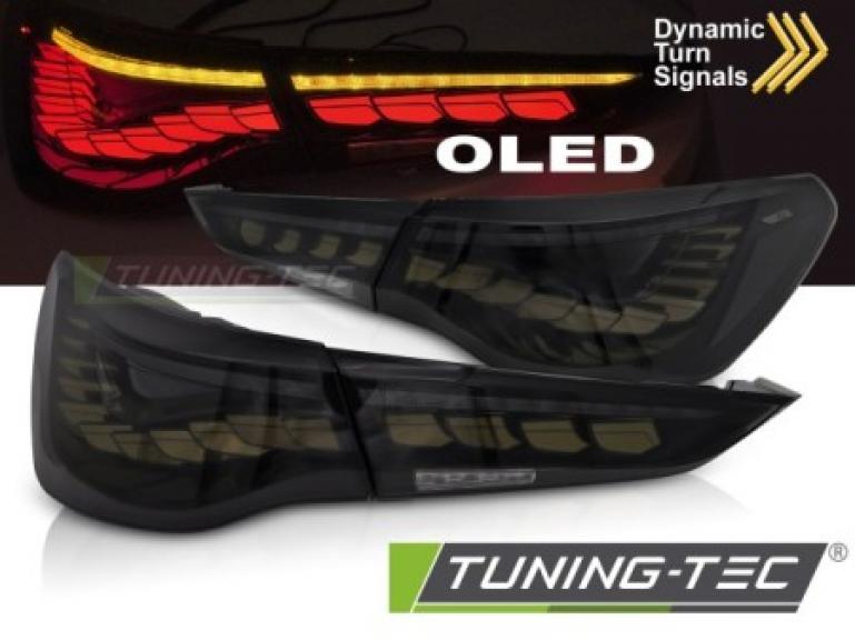 OLED VOLL LED Rückleuchten Set für BMW 4er G22/G23 Coupe/Cabrio 20+  kirschrot mit dyn. Blinker