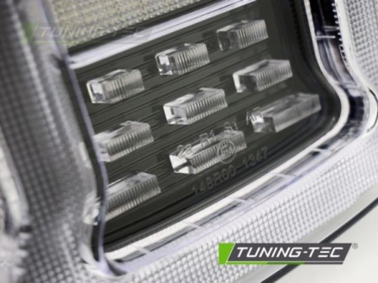 Preview: VOLL LED Upgrade Design Rückleuchten Set für Chrysler Jeep Wrangler  YJ 91-96 / TJ 96-06 schwarz/weiß dynamisch