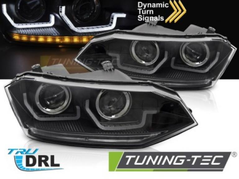 LED Upgrade Design Scheinwerfer für VW Polo VI 2G 3/5 Türer ab 2017 chrom dynamisch
